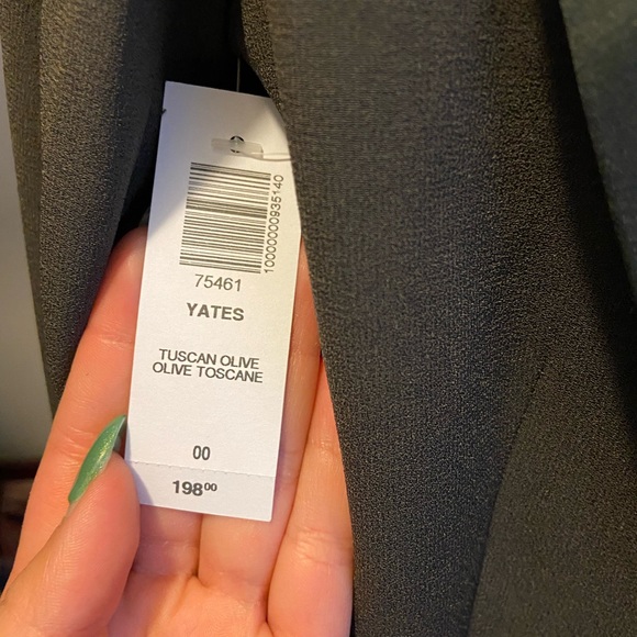 Babaton Yates Olive Green Blazer. Size 00. - Picture 5 of 5